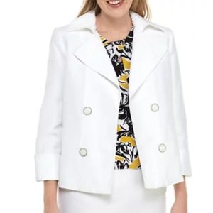 🆕️ Kasper Decorative Button Linen Jacket